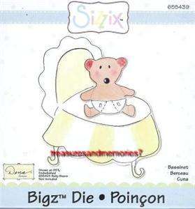 Sizzix Bigz BASSINET 655439 BABY Super Cute Must Have  