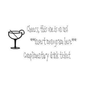    Complimentary drink ticket Business Card Templates