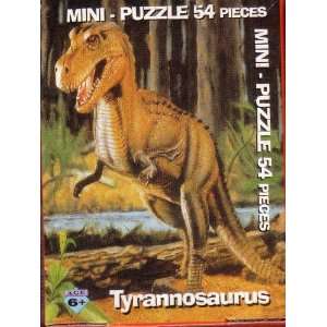  Tyrannosaurus Dinosaur Mini Puzzle 54 Pieces Toys & Games