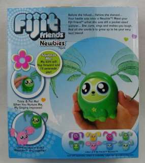 NEW Fijit Friends Newbies MELODEE Green Sing Purr Giggle Toy 