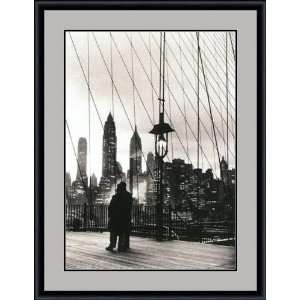   Bridge,1955 by Mario De Biasi   Framed Artwork