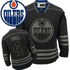   Oilers Black Ice Jersey Taylor Hall Hockey Jersey