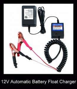 12V Automatic Battery Float Charger With Safe OverCharge Protection 