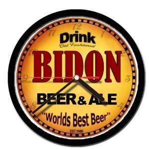  BIDON beer and ale cerveza wall clock 