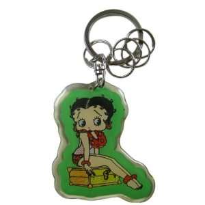  Novelty Betty Character Key Ring (Green (Betty Hawaii)) Toys & Games