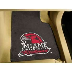 Miami Ohio Redhawks NCAA Car Floor Mats (2 Front)  Sports 