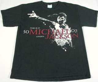 MICHAEL JACKSON This Is It, London T Shirt HANES     
