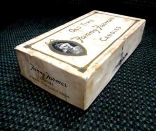 antique FANNY FARMER CANDY BOX 1/2 lb  