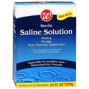   Sterile Saline Solution Twin Pack, 2 ea Health 