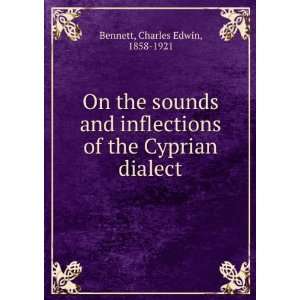  On the sounds and inflections of the Cyprian dialect 