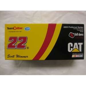  Signed Nascar Scott Wimmer #22 Bill Davis Racing CAT Team 