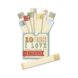   Savor 10 Things Pocket 3.5X4.5 Thermography Accent