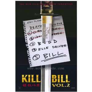  Kill Bill, Vol. 2 (2004)   Movie Poster   1 Sheet Advance 