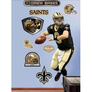 Wallpaper Fathead Fathead NFL Players and Logos Drew Brees New Orleans 