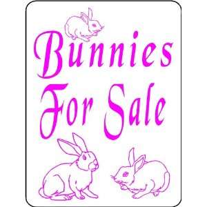  BUNNIES FOR SALE SIGN 3323 