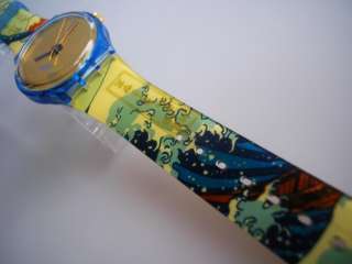 VINTAGE SWATCH GENT THE LAKE +new and unworn+  