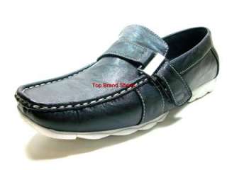 Mens Casual Black Italian Style Driving Shoes Loafers  