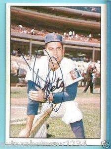 Ron Hunt Autographed 1978 TCMA Stars of the 60s Card JSA Stamp NY 
