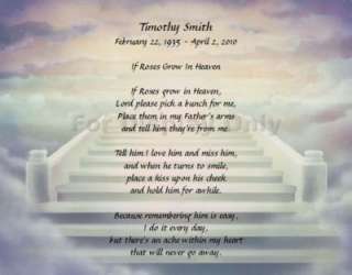   for the loss of your dad on this beautiful stairway to heaven art