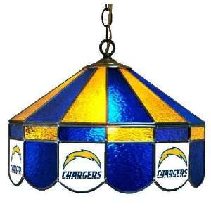  San Diego Chargers 16in Pub/Bar Stained Glass Lamp/Light 