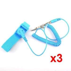   Adjustable Discharge Anti Static AntiStatic Wrist Strap Band with Clip