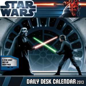 Star Wars The Saga 2013 Daily Boxed Calendar 4.75 x 4.75 