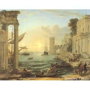  Seaport with the Embarkment of the Queen of Sheba