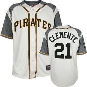 Roberto Clemente Majestic Throwback Sandlot Pittsburgh Pirates Jersey