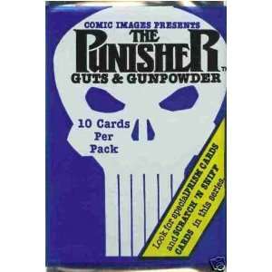   The Punisher Guts & Gunpowder Trading Card Booster Pack Toys & Games
