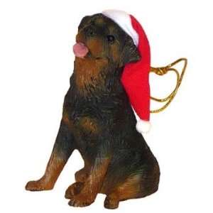  Sandicast Santa Rottweiler Ornament