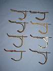 Old Vintage Bent Twisted Mixed Lot of Hooks Coat Hat 