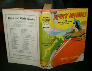 Joan Clark PENNY NICHOLS & The Knob Hill Mystery 1939  