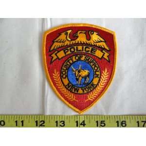  County of Suffolk New York Police Patch 