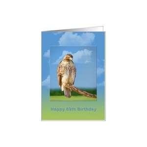  Birthday, 89th, Rough Legged Hawk Card Toys & Games