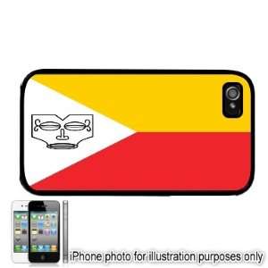 Marquesas Islands Flag Apple iPhone 4 4S Case Cover Black