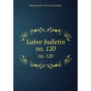  Labor bulletin. no. 120 Massachusetts. Bureau of 