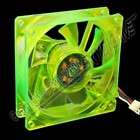 Pin 80mm UV Computer Case Cooler Cooling Fan Replace