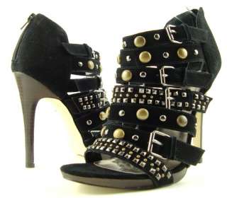 125 DOLCE VITA CRYSTAL Black Womens Shoes Pump 10 M  