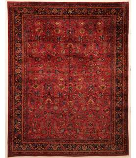 Hand knotted Mashad Perisan rugs wool 12 x 15  