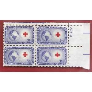   International Red Cross Sc.1016 MNHVF Block x4 