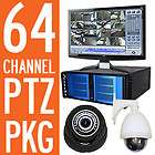   PTZ Professional DVR H.264 Video Surveillance Camera Package CCTV