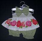 First Impressions Babys Bloomers and Top Set NWT Size 0 3 Months 