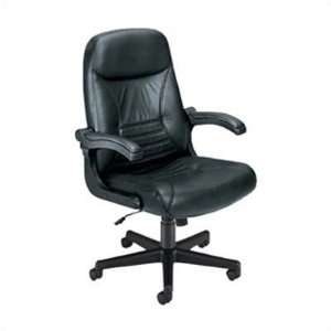 OFM MobileArm Leather Executive Chairs   Black  Industrial 