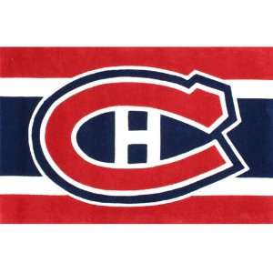   Montreal Canadiens Rectangle Logo Floor Rug