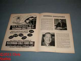 1967 AFL Oakland Raiders vs New York Jets Raiders go 13 1 AFL 