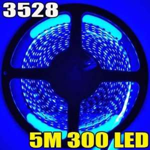 Meter / 16.4 Feet Blue 3528 SMD LED Flexible Light Strip 300 LEDS 60 