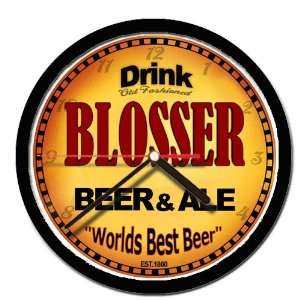  BLOSSER beer and ale cerveza wall clock 