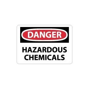    OSHA DANGER Hazardous Chemicals Safety Sign
