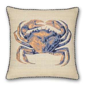 Blue Crab Outdoor Throw Pillow   Frontgate