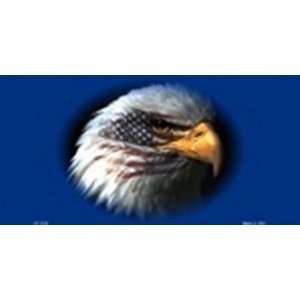  American Flag w/Eagle Blue Background License Plates Tags 